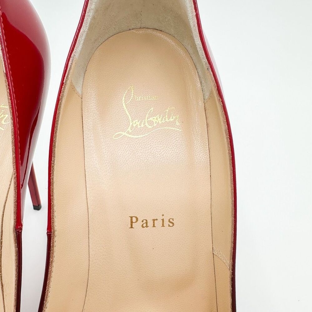 Christian Louboutin New Very Prive 120 Pumps Black Red Ombré Size 40, 10 - Picture 4 of 14
